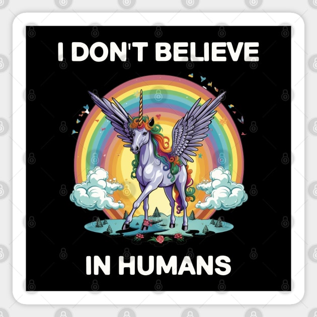 Funny Unicorn Sticker by NineBlack